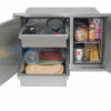 30 Inch Sealed Dry Storage Pantry Open
